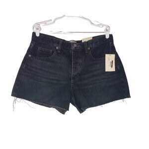 Universal Thread, Black denim shorts for women, cotton size 8, NWT.